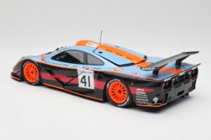 McLaren F1 GTR Gulf #41 P. Gounon / S. Oloffson 24 Hours of Le Mans 1997 Minichamps 1:18 530133741 Metal — zdjęcie 7 z 8