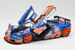 McLaren F1 GTR Gulf Racing #33 S. Bellm / A. Weaver / J. Lehto 24 Hours of Le Mans 1996 Minichamps 1:18 530133633 Metal — zdjęcie 2 z 8