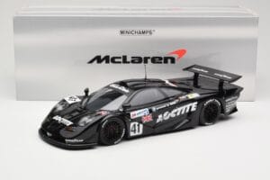 McLaren F1 GTR Gulf Team Davidoff #41 T. Bscher / E. Pirro / R. Capello 24 Hours of Le Mans 1998 Minichamps 1:18 530133841 Me — zdjęcie 8 z 8