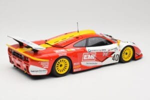 McLaren F1 GTR Gulf Team Davidoff #40 D. O'Rourke / G. Sugden / J. Auberlein 24 Hours of Le Mans 1998 Minichamps 1:18 5301338 — zdjęcie 3 z 8