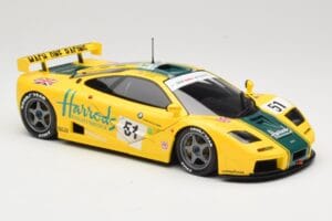 McLaren F1 GTR Harrods Mach One Racing #51 A. Wallace / D. Bell / J. Bell 24 Hours of Le Mans 1995 Minichamps 1:18 530133551  — zdjęcie 6 z 8
