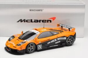 McLaren F1 GTR Kokusai Kaihatsu Racing #53 O. Giroix / J. Sala / P. Deletraz 24 Hours of Le Mans 1996 Minichamps 1:18 5301336 — zdjęcie 8 z 8