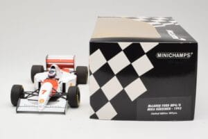 McLaren Ford MP4/8 #7 M. Hakkinen 1993 Minichamps 1:18 530931837 Metal — zdjęcie 6 z 6