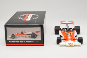 McLaren M23 Ford #40 G. Villeneuve British GP 1977 Minichamps 1:18 530771840 Metal — zdjęcie 6 z 7