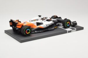 McLaren MCL60 #81 O. Piastri Monaco GP 2023 Minichamps 1:18 537232581 Metal — zdjęcie 3 z 6