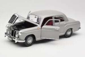 Mercedes 180 W120 Ponton Graphite Grey Revell 1:18 08974 Metal — zdjęcie 2 z 8