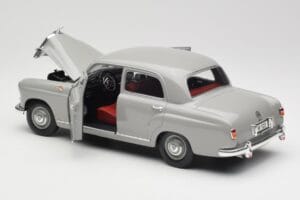 Mercedes 180 W120 Ponton Graphite Grey Revell 1:18 08974 Metal — zdjęcie 5 z 8