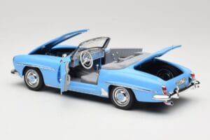 Mercedes 190 SL W121 Jasnoniebieski Norev 1:18 183400 Metal — zdjęcie 5 z 8