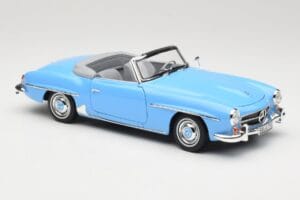 Mercedes 190 SL W121 Jasnoniebieski Norev 1:18 183400 Metal — zdjęcie 6 z 8