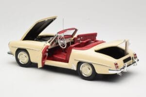 Mercedes 190 SL W121 Beżowy Minichamps 1:18 103037034 Metal — zdjęcie 5 z 8