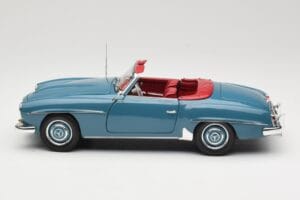 Mercedes 190 SL W121 Niebieski Minichamps 1:18 103037033 Metal — zdjęcie 4 z 8