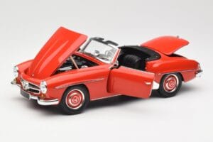 Mercedes 190 SL W121 Guards Red Minichamps 1:18 100037032 Metal — zdjęcie 2 z 8