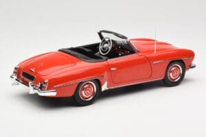 Mercedes 190 SL W121 Guards Red Minichamps 1:18 100037032 Metal — zdjęcie 3 z 8
