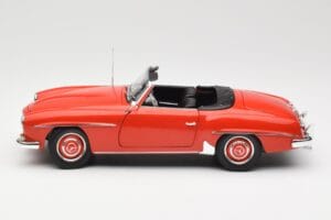 Mercedes 190 SL W121 Guards Red Minichamps 1:18 100037032 Metal — zdjęcie 4 z 8