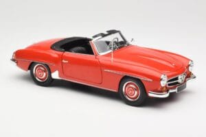 Mercedes 190 SL W121 Guards Red Minichamps 1:18 100037032 Metal — zdjęcie 6 z 8