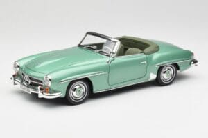 Mercedes 190 SL W121 Jasny Zielony Metallic Norev 1:18 183401 Metal