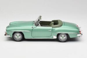 Mercedes 190 SL W121 Jasny Zielony Metallic Norev 1:18 183401 Metal — zdjęcie 5 z 9