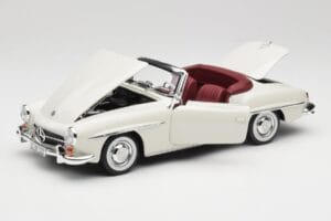 Mercedes 190 SL W121 Jasnoszary Norev 1:18 B66040710 Metal — zdjęcie 2 z 10