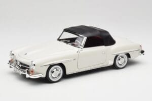 Mercedes 190 SL W121 Jasnoszary Norev 1:18 B66040710 Metal — zdjęcie 3 z 10