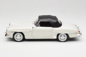 Mercedes 190 SL W121 Jasnoszary Norev 1:18 B66040710 Metal — zdjęcie 5 z 10