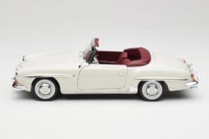 Mercedes 190 SL W121 Jasnoszary Norev 1:18 B66040710 Metal — zdjęcie 6 z 10