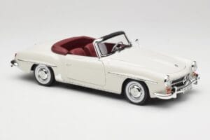 Mercedes 190 SL W121 Jasnoszary Norev 1:18 B66040710 Metal — zdjęcie 8 z 10