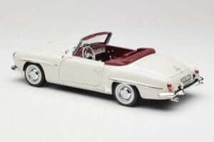 Mercedes 190 SL W121 Jasnoszary Norev 1:18 B66040710 Metal — zdjęcie 9 z 10