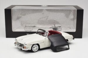 Mercedes 190 SL W121 Jasnoszary Norev 1:18 B66040710 Metal — zdjęcie 10 z 10