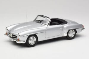 Mercedes 190 SL W121 Srebrno Szary Minichamps 1:18 100037031 Metal