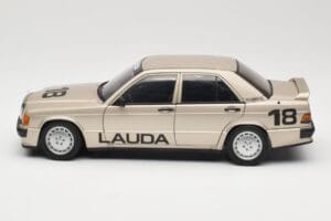 Mercedes 190E 2.3-16 W201 #1 N. Lauda Race of Champions Nurburgring 1984 AUTOart 1:18 88431 Metal — zdjęcie 4 z 8