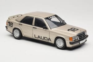 Mercedes 190E 2.3-16 W201 #1 N. Lauda Race of Champions Nurburgring 1984 AUTOart 1:18 88431 Metal — zdjęcie 6 z 8