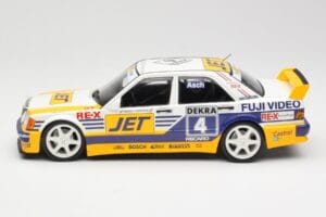 Mercedes 190E 2.5-16 EVO 1 W201 Team MS-Jet #4 R. Asch DTM 1989 Minichamps 1:18 155893604 Metal — zdjęcie 3 z 6