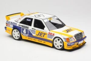 Mercedes 190E 2.5-16 EVO 1 W201 Team MS-Jet #4 R. Asch DTM 1989 Minichamps 1:18 155893604 Metal — zdjęcie 4 z 6
