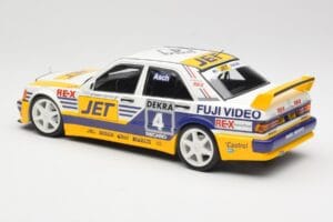 Mercedes 190E 2.5-16 EVO 1 W201 Team MS-Jet #4 R. Asch DTM 1989 Minichamps 1:18 155893604 Metal — zdjęcie 5 z 6