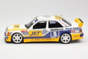 Mercedes 190E 2.5-16 EVO 1 W201 Team MS-Jet #5 M. Reuter DTM 1989 Minichamps 1:18 155893605 Metal — zdjęcie 3 z 6