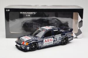 Mercedes 190E 2.5-16 EVO 1 W201 Team Snobeck #11 D. Snobeck DTM 1989 Minichamps 1:18 155893611 Metal — zdjęcie 6 z 6