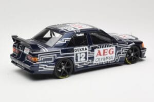 Mercedes 190E 2.5-16 EVO 1 W201 Team Snobeck #12 A. Cudini DTM 1989 Minichamps 1:18 155893612 Metal — zdjęcie 2 z 6