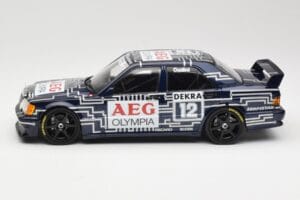 Mercedes 190E 2.5-16 EVO 1 W201 Team Snobeck #12 A. Cudini DTM 1989 Minichamps 1:18 155893612 Metal — zdjęcie 3 z 6