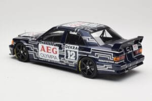 Mercedes 190E 2.5-16 EVO 1 W201 Team Snobeck #12 A. Cudini DTM 1989 Minichamps 1:18 155893612 Metal — zdjęcie 5 z 6
