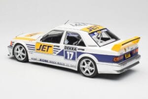 Mercedes 190E 2.5-16 EVO I W201 #17 Team MS-Jet J. van Ommen DTM 1990 Minichamps 1:18 155903617 Metal — zdjęcie 4 z 6