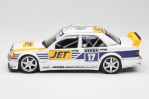 Mercedes 190E 2.5-16 EVO I W201 #17 Team MS-Jet J. van Ommen DTM 1990 Minichamps 1:18 155903617 Metal — zdjęcie 5 z 6