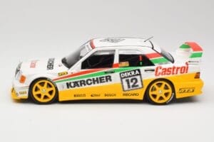 Mercedes 190E 2.5-16 EVO II W201 #12 Team Mass Schons J. van Ommen DTM 1992 Minichamps 1:18 155923612 Metal — zdjęcie 5 z 6