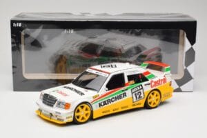 Mercedes 190E 2.5-16 EVO II W201 #12 Team Mass Schons J. van Ommen DTM 1992 Minichamps 1:18 155923612 Metal — zdjęcie 6 z 6