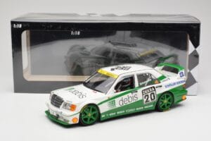 Mercedes 190E 2.5-16 EVO II W201 #20 Team Zakspeed M. Schumacher DTM 1991 Minichamps 1:18 155913620 Metal — zdjęcie 6 z 6