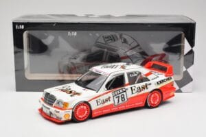 Mercedes 190E 2.5-16 EVO II W201 #78 Team AMG E. Lohr DTM 1991 Minichamps 1:18 155913678 Metal — zdjęcie 6 z 6
