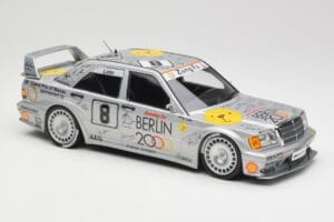 Mercedes 190E 2.5-16 EVO II W201 #8 Zung Fu E. Lohr Guia Race Macau 1992 Minichamps 1:18 155923608 Metal — zdjęcie 2 z 6
