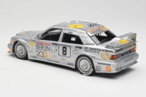 Mercedes 190E 2.5-16 EVO II W201 #8 Zung Fu E. Lohr Guia Race Macau 1992 Minichamps 1:18 155923608 Metal — zdjęcie 4 z 6