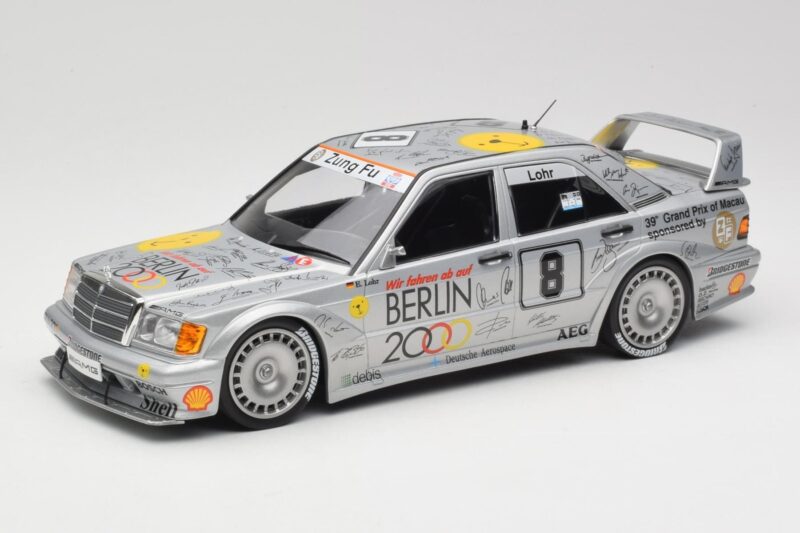 Mercedes 190E 2.5-16 EVO II W201 #8 Zung Fu E. Lohr Guia Race Macau 1992 Minichamps 1:18 155923608 Metal