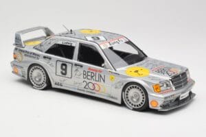 Mercedes 190E 2.5-16 EVO II W201 #9 Zung Fu K. Ludwig Guia Race Macau 1992 Minichamps 1:18 155923609 Metal — zdjęcie 2 z 6