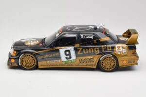 Mercedes 190E 2.5-16 EVO II W201 #9 Zung Fu K. Ludwig Guia Race Macau 1991 Minichamps 1:18 155913609 Metal — zdjęcie 5 z 6
